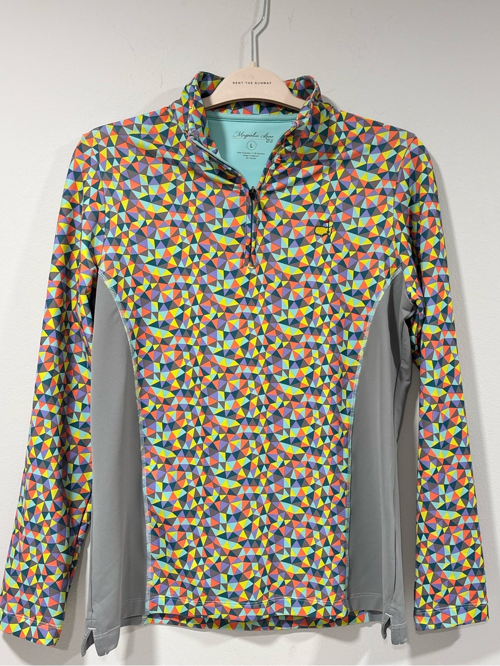 Magnolia Lane Masters Tech 50+ UPF Quarter Zip Pullover L